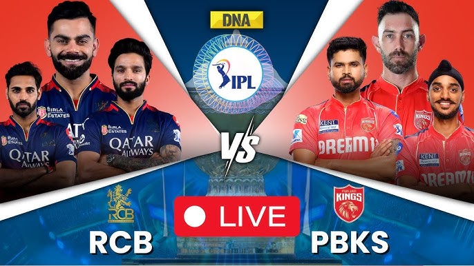 RCB vs PBKS 2025 LIVE SCORE